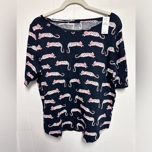 NWT - LOFT Cheetah print top. XL